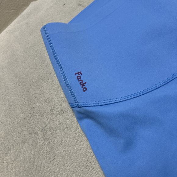 Elegant Light Blue Women's Leggings - Picture 3 of 16